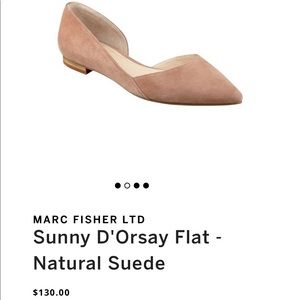 Marc fisher sunny D’orsay flats